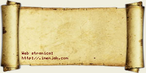 Dimitrije Jaglikić vizit kartica